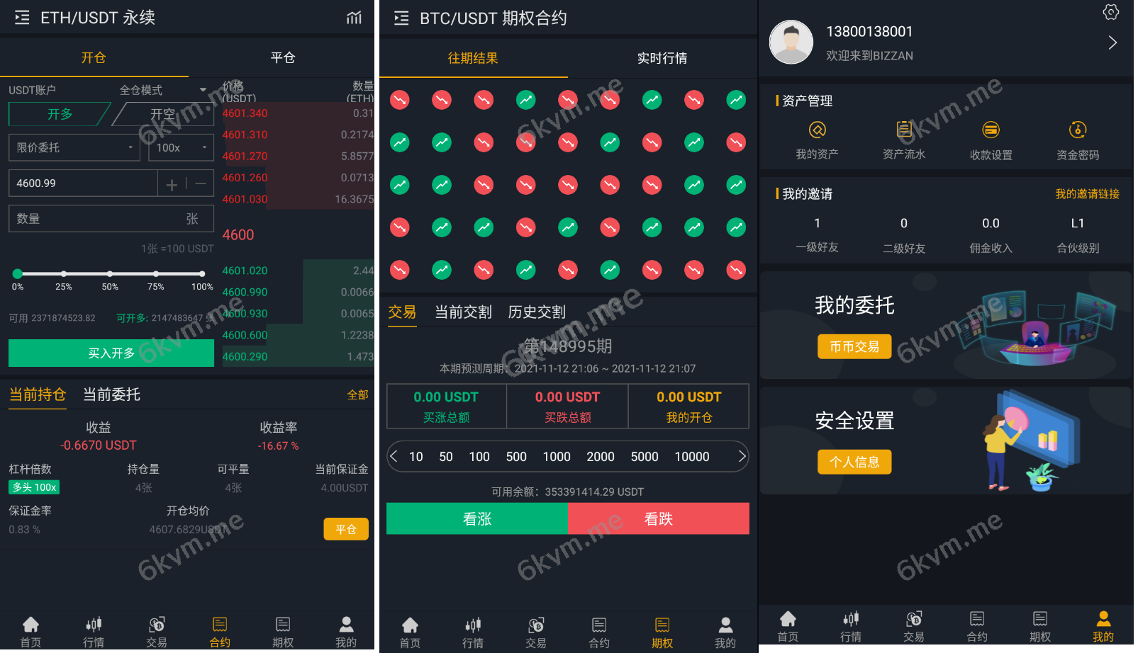 独家完整版BIZZAN币严源码/多语言交易所/币币交易永续合约期权/OTC交易