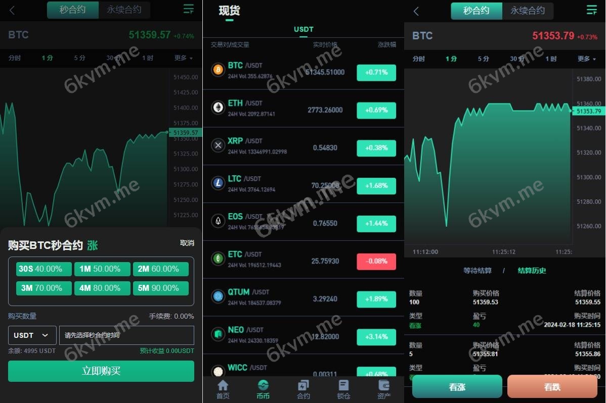 新UI多语言海外交易所/永续合约/秒合约/锁仓挖矿/前端uniapp