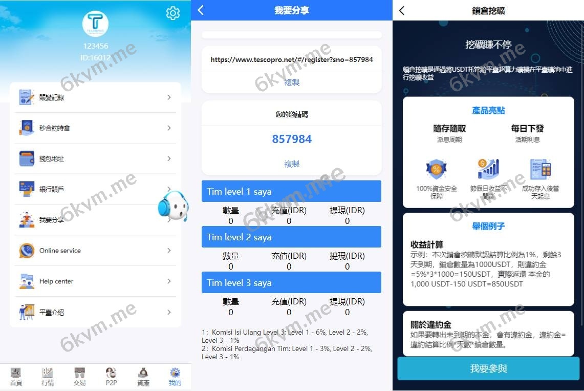 新版多语言交易所系统/秒合约币币交易/P2P理财派单抢单