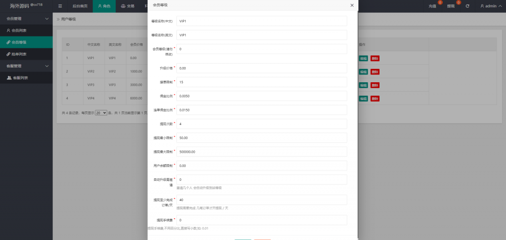 商业运营版本2025全新源码海外多语言 定制版抖音刷单系统 抖音抢单刷单源码 手动自动抢单 UI PHP