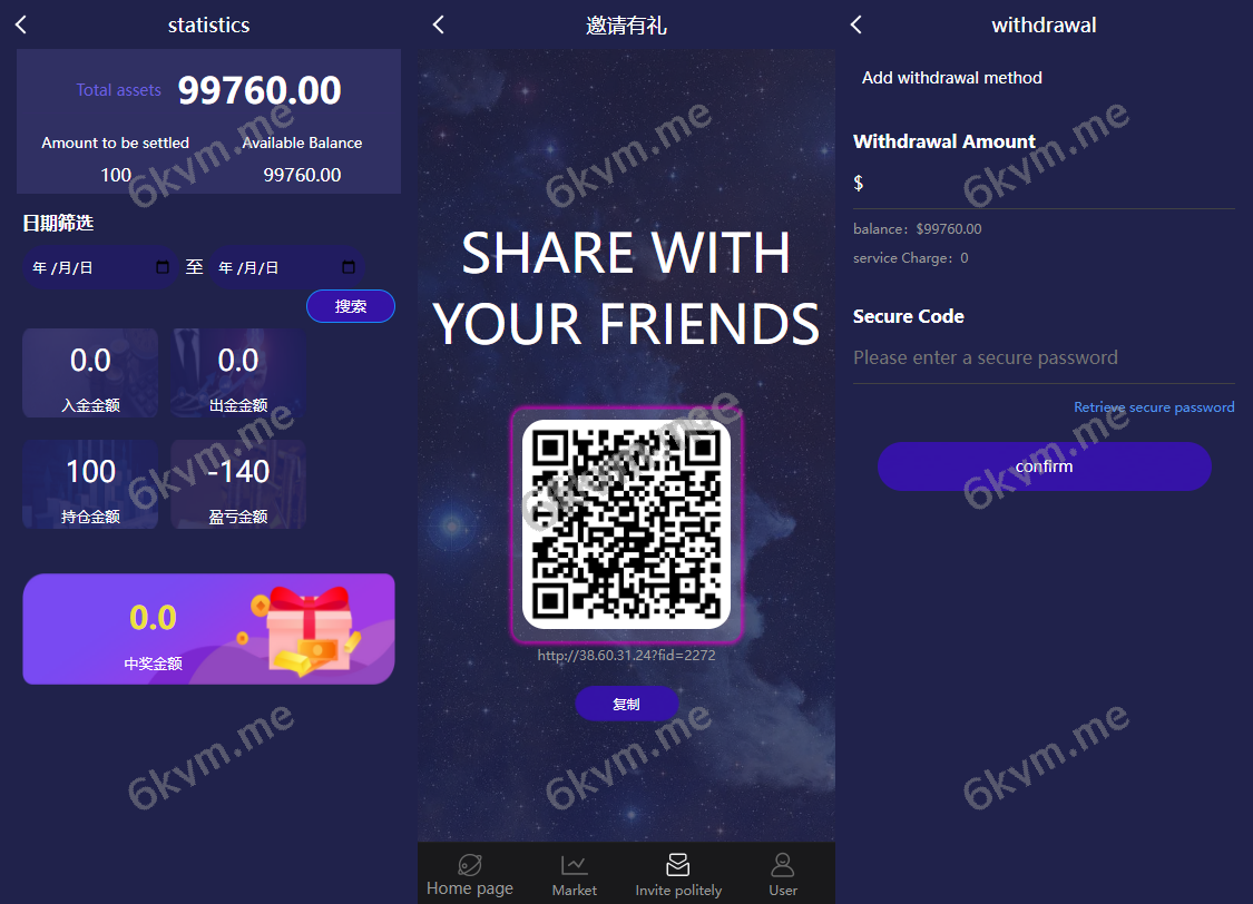 5国语言交易所完整修复K线USDT外汇交易源码下载