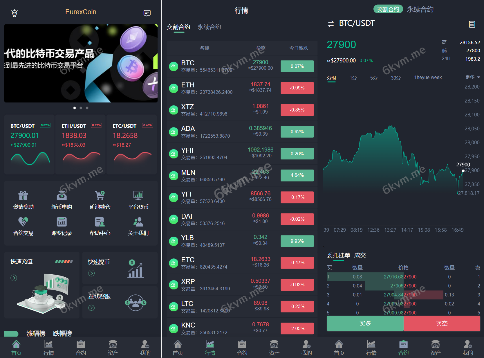全开源Java交易所基于spring boot开发前端uniapp