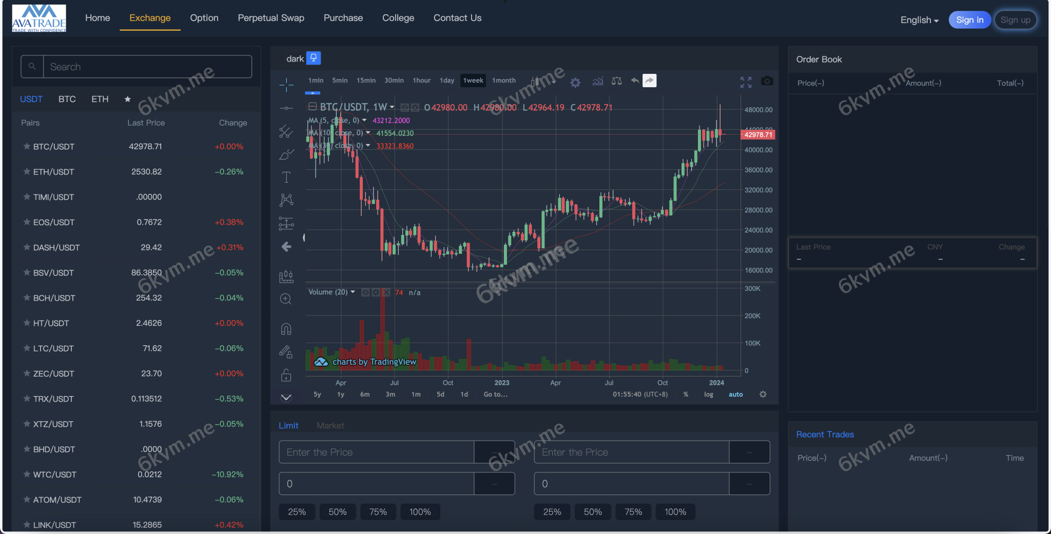 AVATRADE多语言交易所/15国语言交易所/合约交易/期权交易/币币交易/申购/矿机/风控/前端wap/pc纯源码/带搭建教程