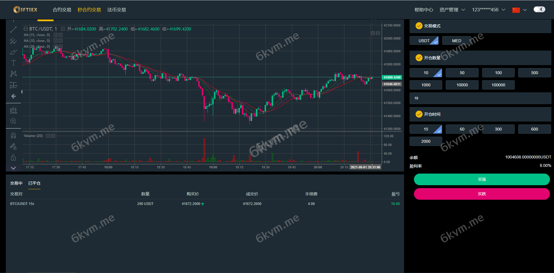 新币币交易所USDT秒合约杠杆C2C法币交易