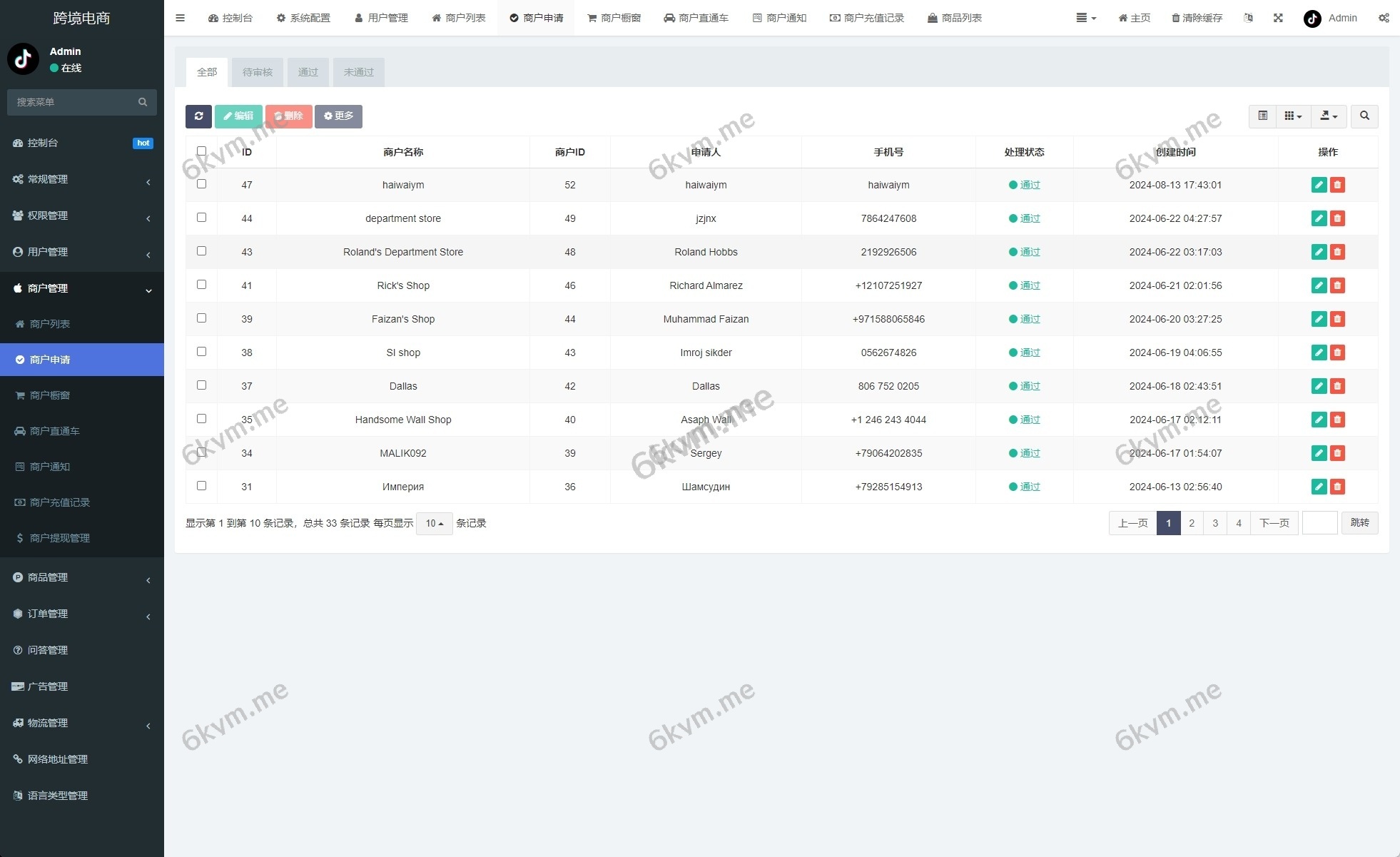 新版本Tiktok跨境商城系统/多语言tiktok商城/内置客服/内嵌tiktok/非常流畅开源