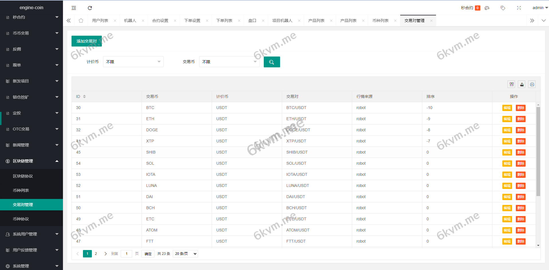 多语言交易所系统/币币交易/合约秒合约交易所/质押挖矿
