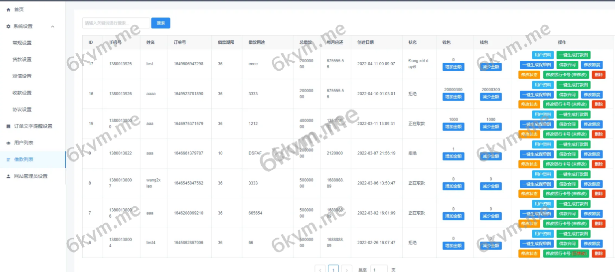 凡是在玖福购买源码买二送一活动2025年促销中vue版贷款系统中越双语玖福出品