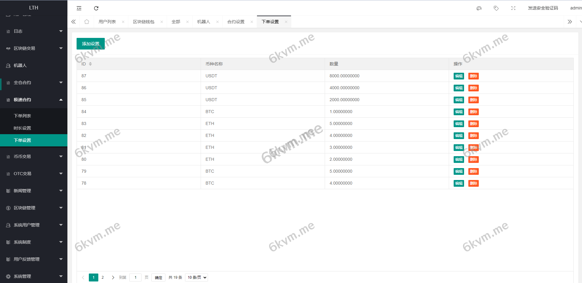 海外交易所系统/币币交易/合约交易所/全开源