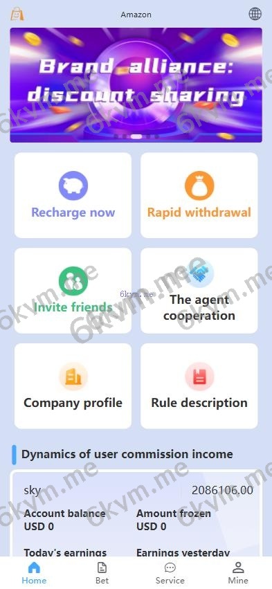 伪商城竞猜系统 大小单双竞猜下注 USDT充值 支持多语言