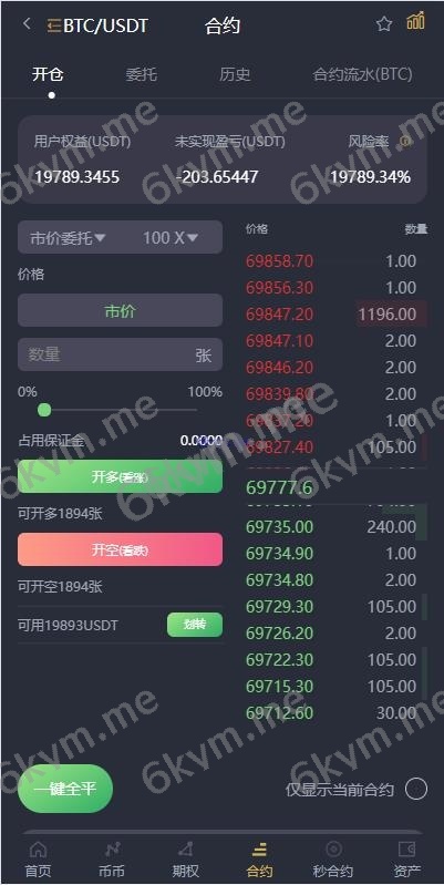 新版多语言 海外投资理财 交易所系统 期权合约 秒合约 新币申购 UniApp