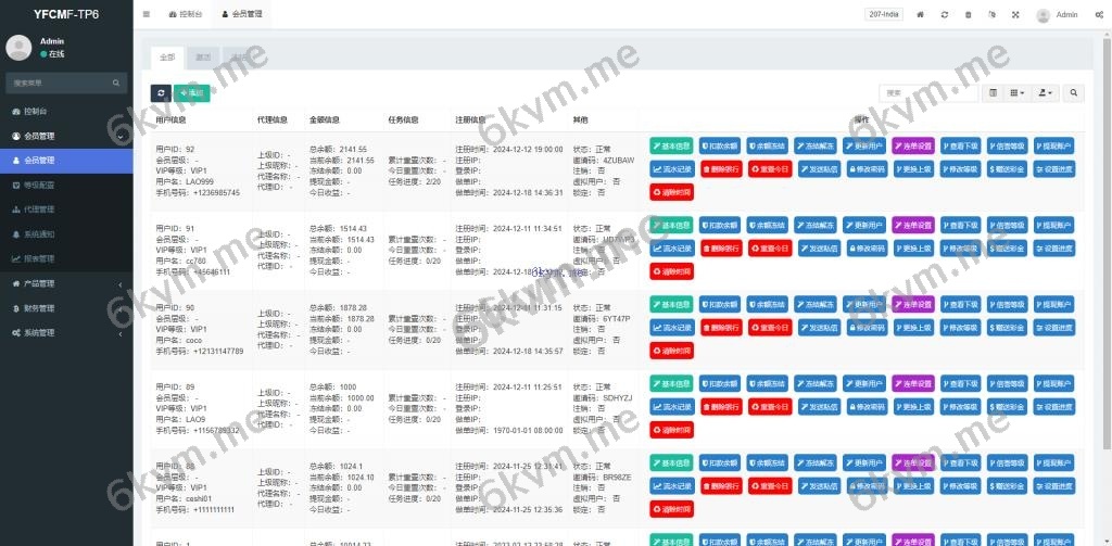 全新定制多语言 海外刷单抢单系统 订单自动匹配 前端uniapp 后端TP 策略组打针 全开源