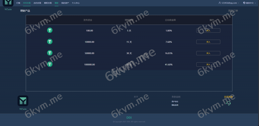 全功能交易所系统源码|多语言UI+期权合约+理财锁仓+海外版支持