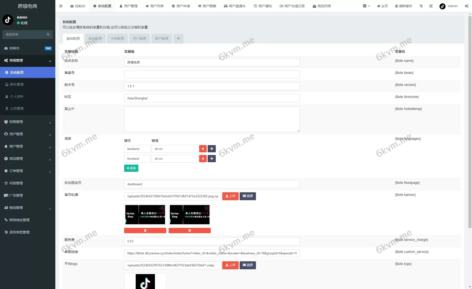 新版 TikTok 跨境商城系统 | 多语言支持 | 内置客服 | 内嵌 TikTok