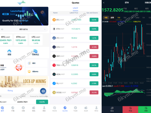 多语言微盘交易所/多语言微盘/仿交易所UI源码