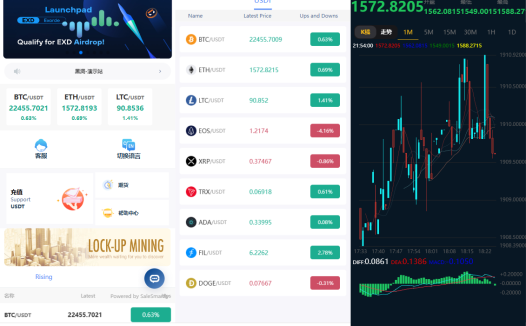 多语言微盘交易所/多语言微盘/仿交易所UI源码